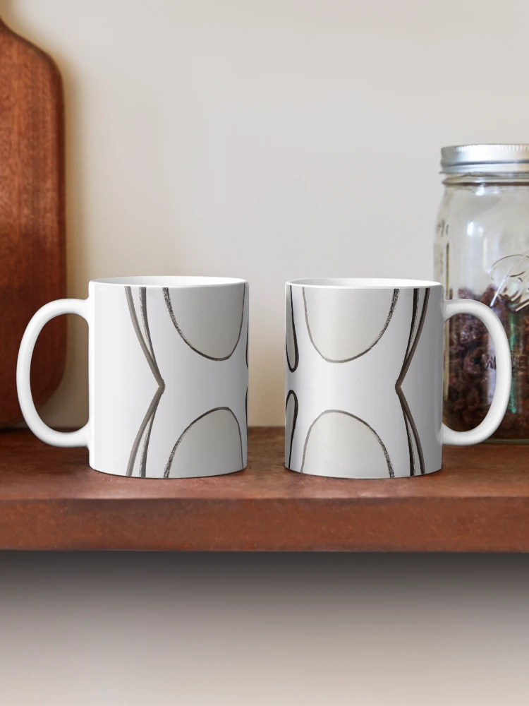 Thumbnail 2 of 6, Coffee Mug, Abstract Line Reflection designed and sold by Ruth Palmer.