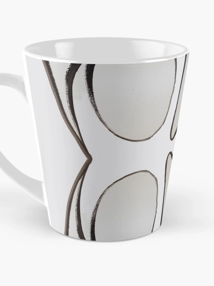 Thumbnail 3 of 4, Coffee Mug, Abstract Line Reflection designed and sold by Ruth Palmer.
