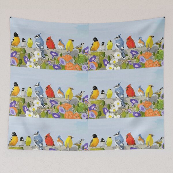 Item preview, Songbirds on a Fence designed and sold by dorcas13.