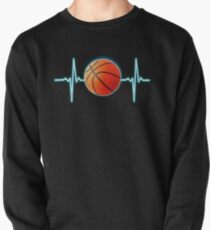 Basketball Heartbeat Basketball player and fans gifts Pullover