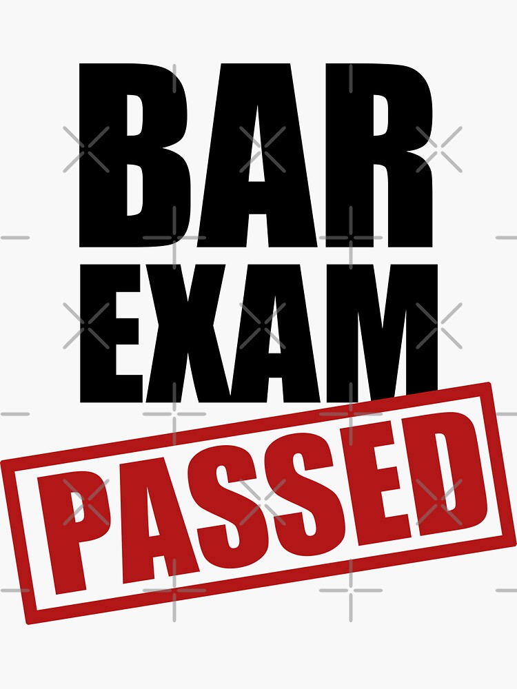 bar-exam-passed-sticker-for-sale-by-corbrand-redbubble