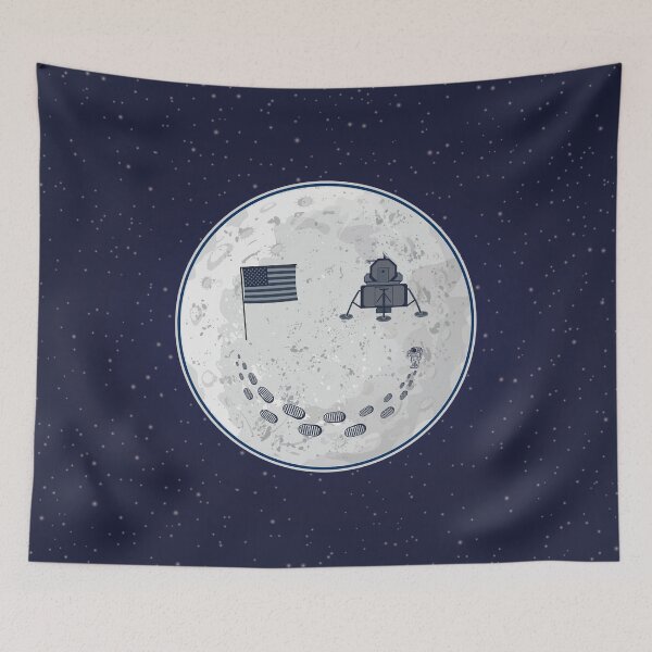 Item preview, Moon Landing. Smiling Moon. designed and sold by hitpointer.