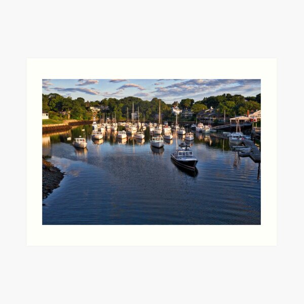 Perkins Harbor, Maine Art Print