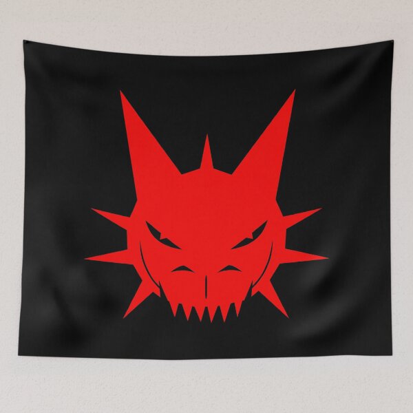 Item preview, Red Dragon's Head Design On Black Background designed and sold by LuckDragonGifts.