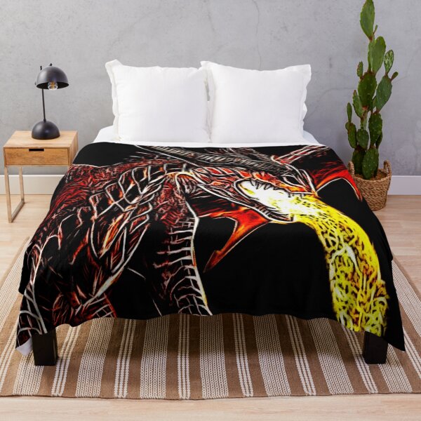 Item preview, Toothless Fire Breathing Night Fury Fractal Dragon Design designed and sold by LuckDragonGifts.