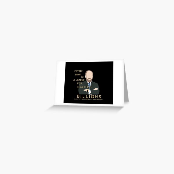 BILLIONS - Chuck Rhoades Greeting Card