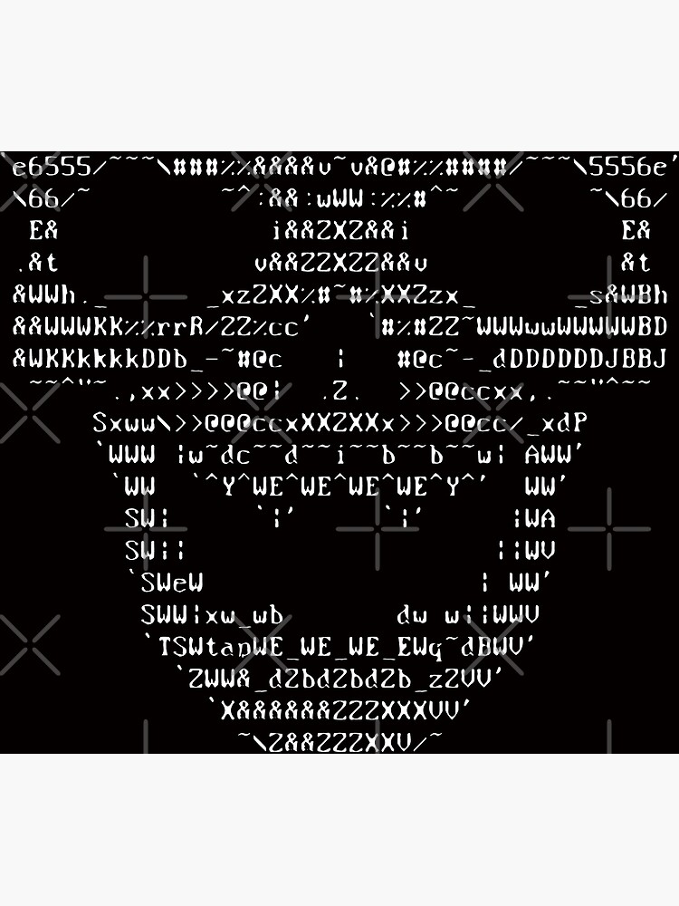 Hackswag Ascii Skull T-Shirt