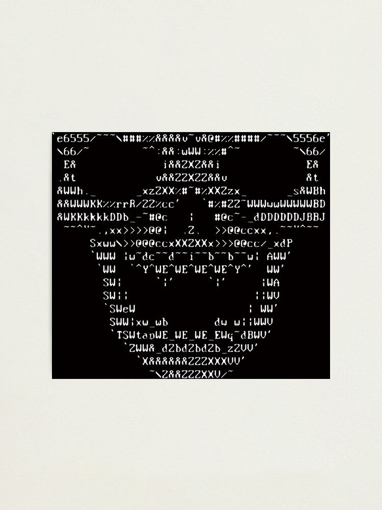 Hackswag Ascii Skull T-Shirt
