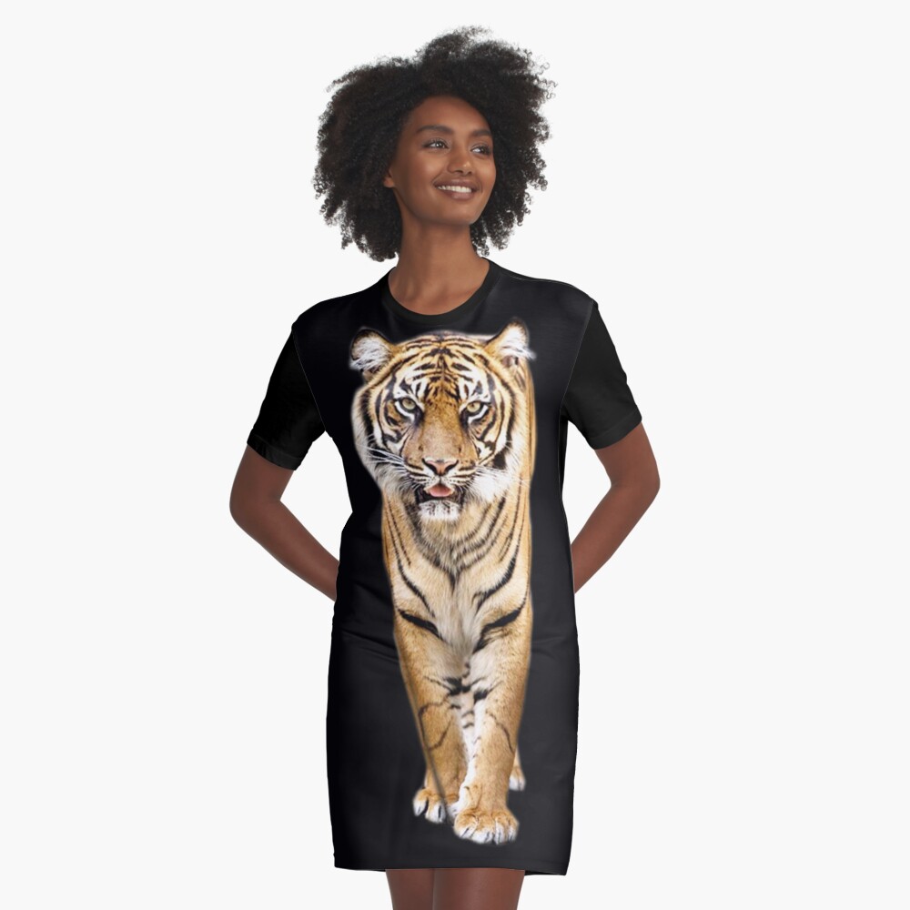 Tiger Graphic T-Shirt Dress