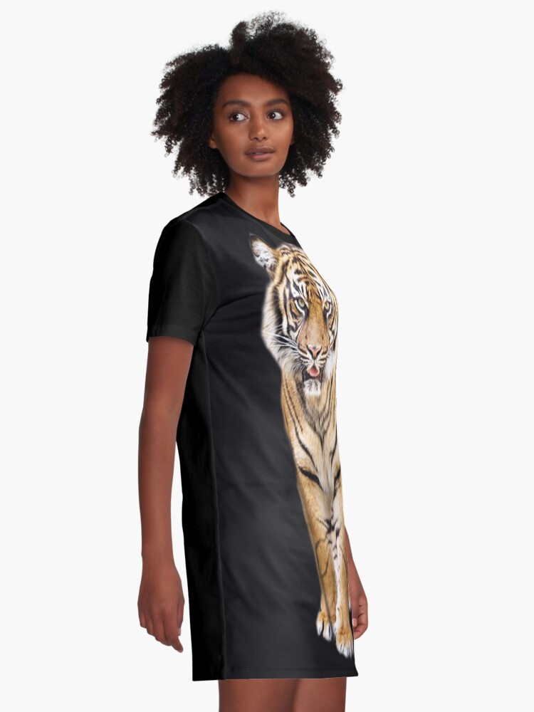 Alternate view of Tiger Graphic T-Shirt Dress