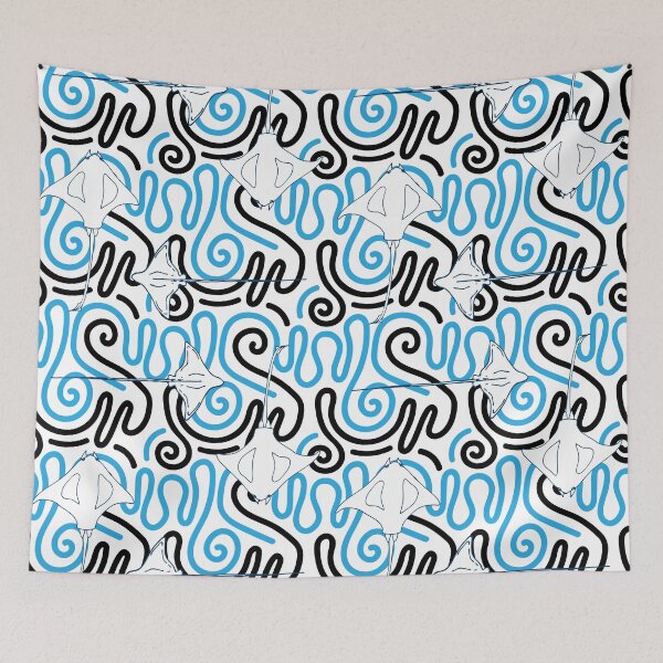 Item preview, Memphis Ocean #6 designed and sold by Hell-Prints.