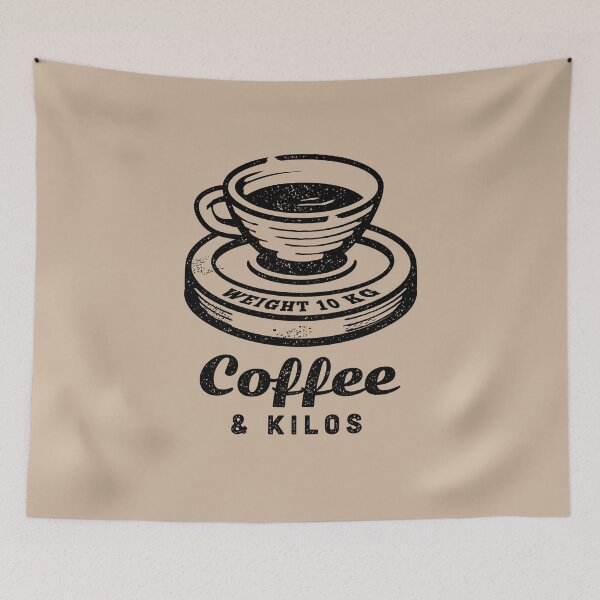 Item preview, Coffee and Kilos - Coffee Lover Gym Lover designed and sold by propellerhead.