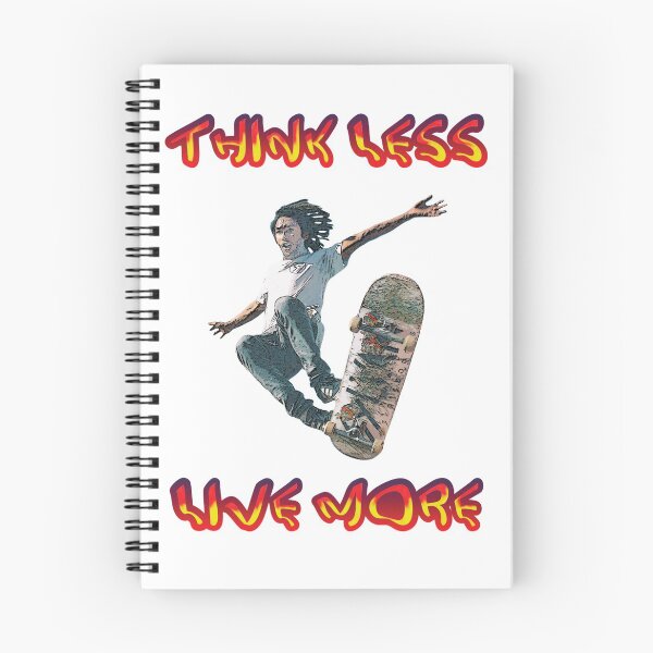 Item preview, Skateboarding - Think Less Live More designed and sold by TrishCampbell.
