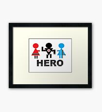 HERO Framed Print