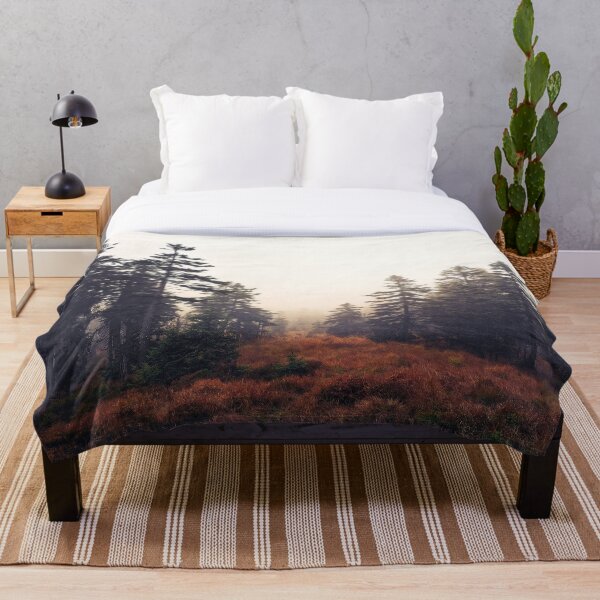 Item preview, You Are Here // Wild Romantic Misty Fairytale Wilderness Forest With Cascadia Trees Covered In Magic Foggy Sunlight designed and sold by Tordis Kayma.