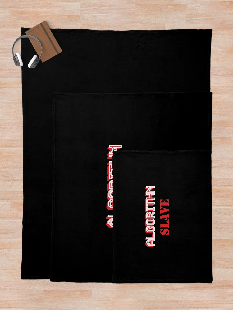 Thumbnail 5 of 6, Throw Blanket, Algorithm Slave designed and sold by SubtleSplit.