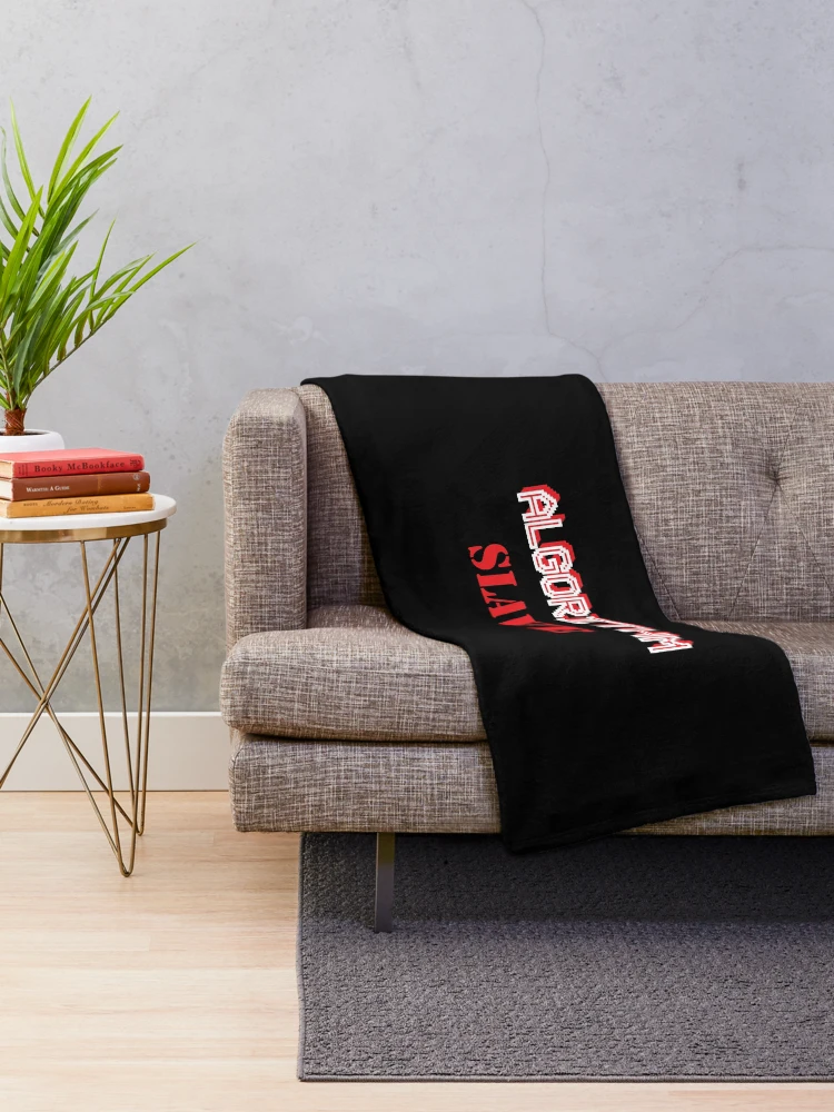 Thumbnail 2 of 6, Throw Blanket, Algorithm Slave designed and sold by SubtleSplit.