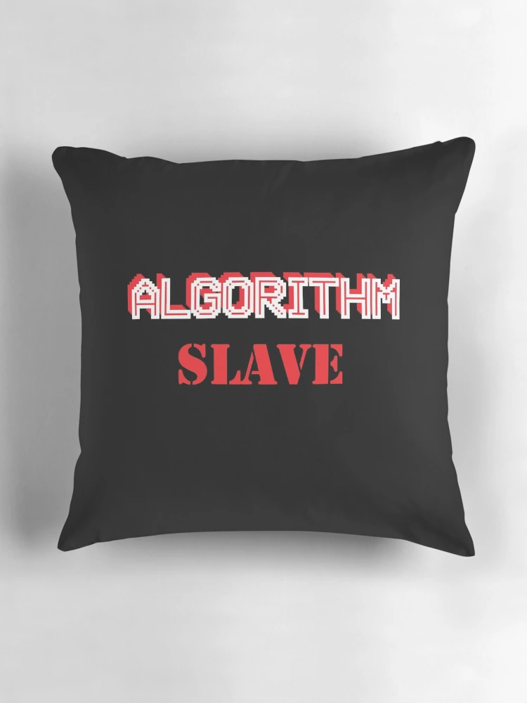 Thumbnail 3 of 4, Pillow, Algorithm Slave designed and sold by SubtleSplit.