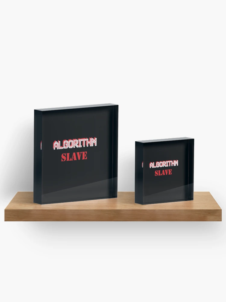 Thumbnail 3 of 5, Acrylic Block, Algorithm Slave designed and sold by SubtleSplit.