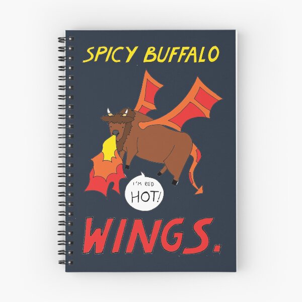 Item preview, Spicy Buffalo Wings designed and sold by Justine Matthew.