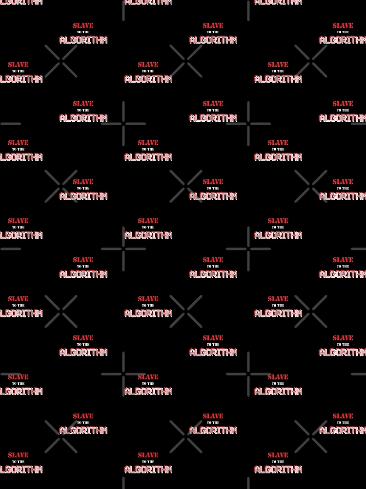 Thumbnail 3 of 3, Scarf, Slave To The Algorithm designed and sold by SubtleSplit.