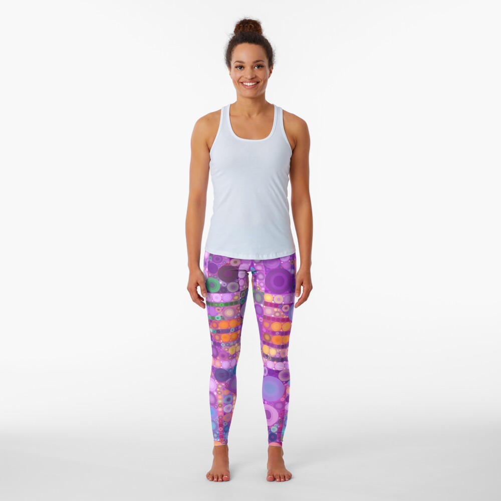 Bubble Quilt Square Leggings