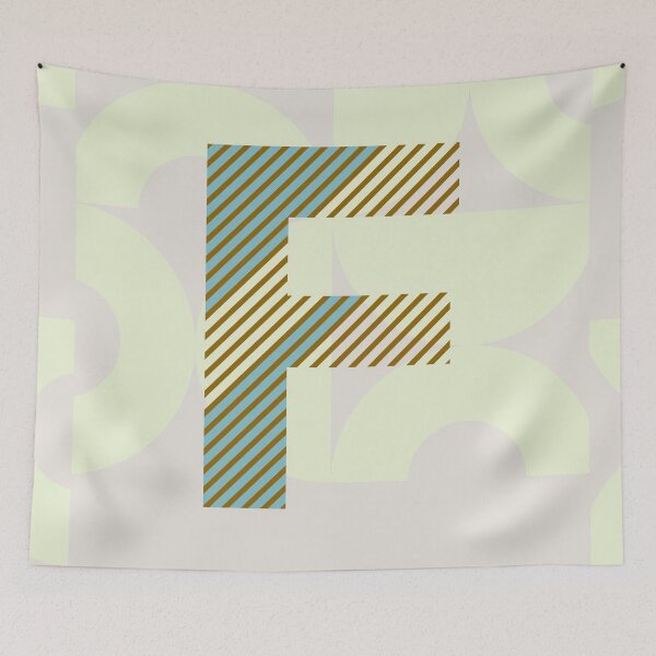 Item preview, Typeface "F" designed and sold by LAZYDAYpaper.
