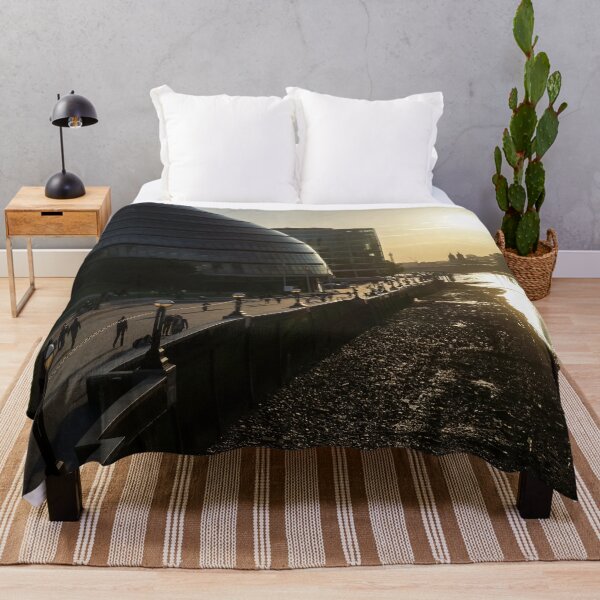 Item preview, River Thames Low Tide Sunset - London City Hall South Bank Southwark London UK designed and sold by Georgia Mizuleva.
