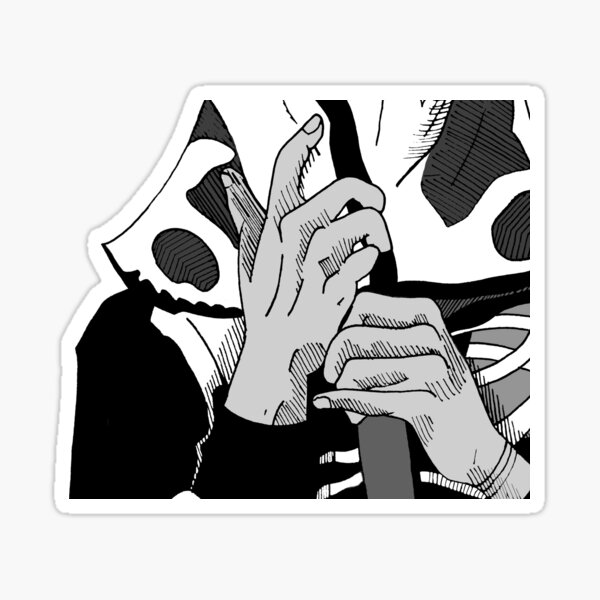 Only Skeleton Bones Remain Sticker