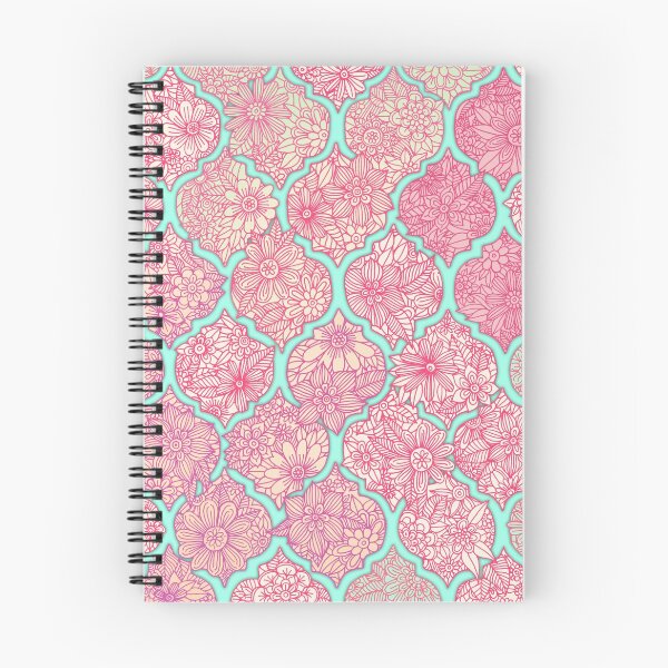 Item preview, Moroccan Floral Lattice Arrangement - pink designed and sold by micklyn.