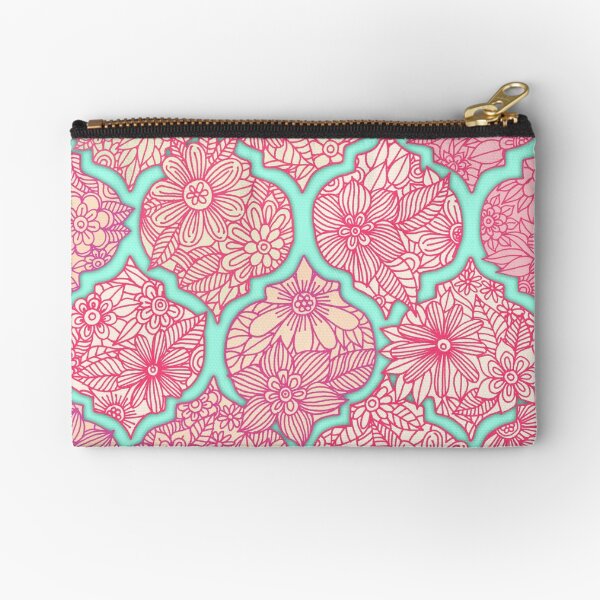 Item preview, Moroccan Floral Lattice Arrangement - pink designed and sold by micklyn.