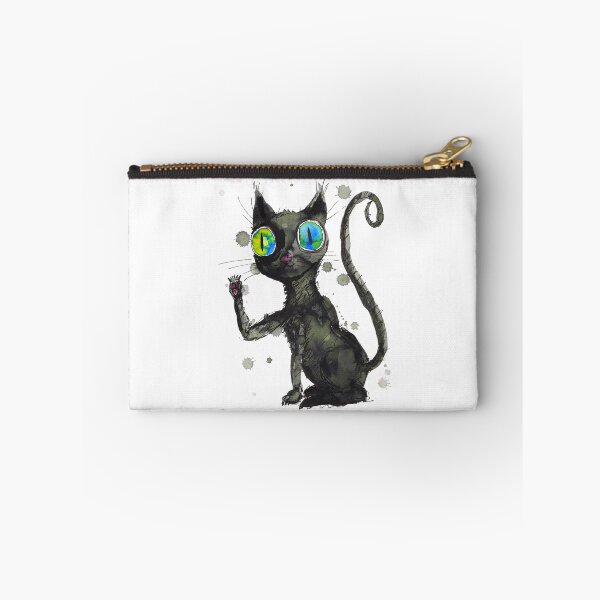 Item preview, Black kitty with green eyes designed and sold by Bwiselizzy.