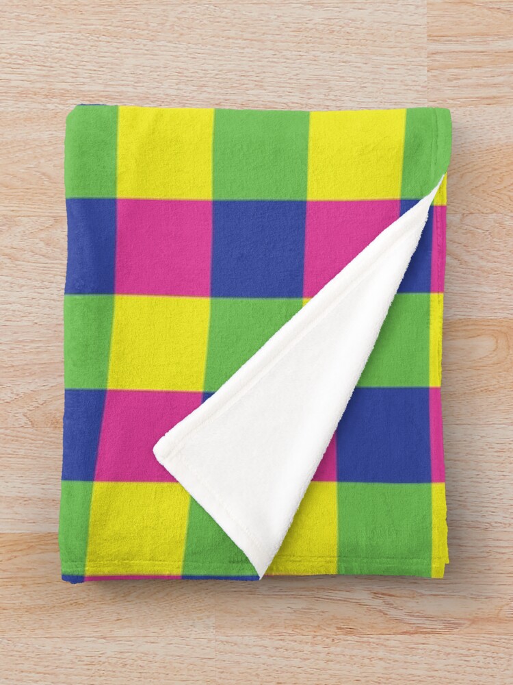 "Checkers" Throw Blanket by silverishfox Redbubble