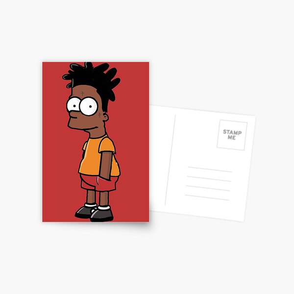 Black Bart Simpson Postcards for Sale Redbubble