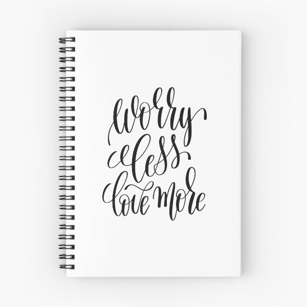 Item preview, Worry Less Love More Inspirational Quotes designed and sold by ProjectX23.