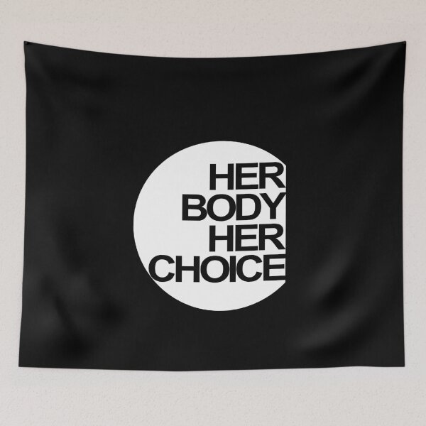 Item preview, Her Body Her Choice Abortion design designed and sold by GetItGiftIt.