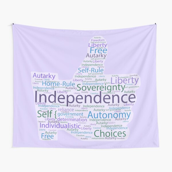 Thumbs Up for Independence Tapestry