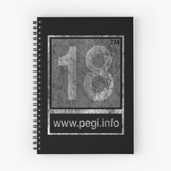 Item preview, -GAMING- PEGI 18 B & W Logo designed and sold by ShimadaSan.