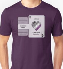 Asexual Character Bonus (Heart Symbol) Unisex T-Shirt