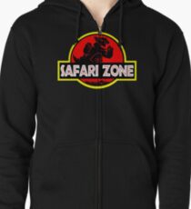 Safari Zone X Jurassic Park Hoodie mit Reißverschluss