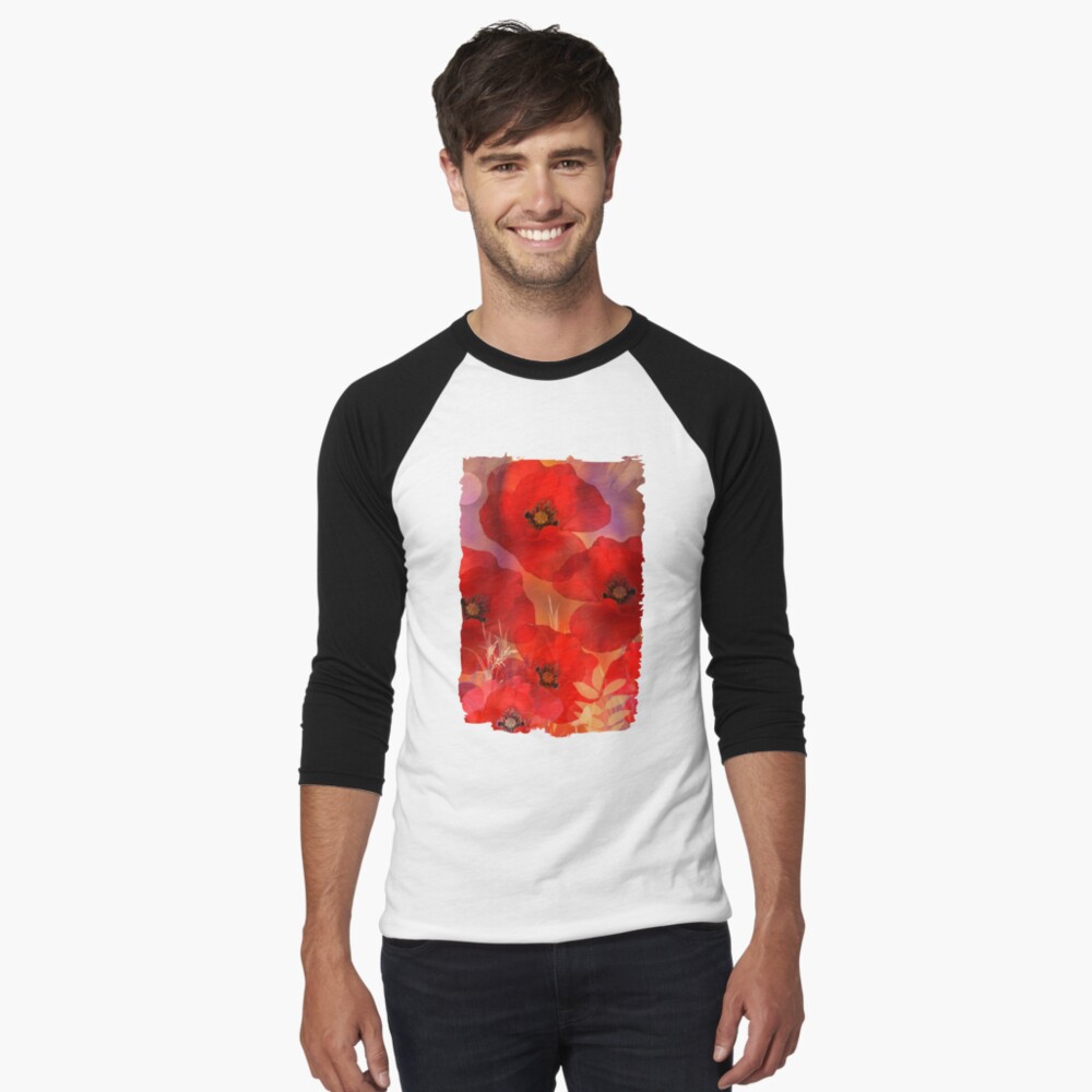 Item preview, Baseball ¾ Sleeve T-Shirt designed and sold by walstraasart.