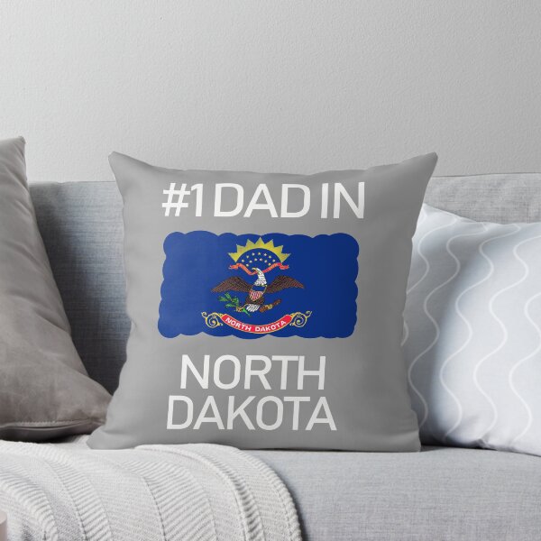 Item preview, North Dakota Number 1 Dad State Flag design designed and sold by GetItGiftIt.