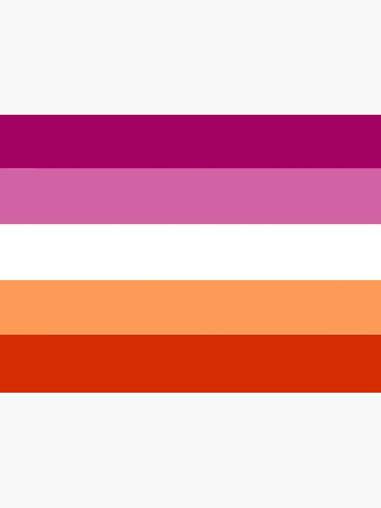 New Lesbian Flag Greeting Card By Petitecitrus Redbubble - roblox lesbian pin
