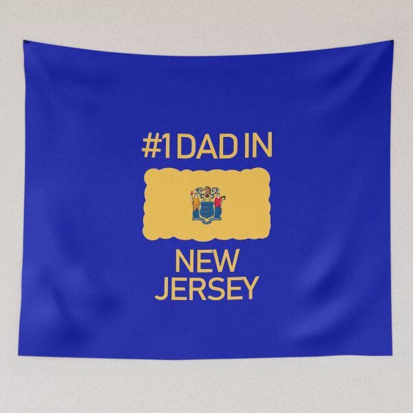 Item preview, New Jersey State Fathers Day Number 1 Dad deisgn designed and sold by GetItGiftIt.