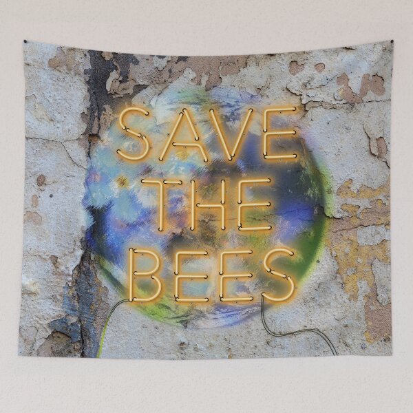 Item preview, Save the Bees - Neon designed and sold by Art-Frankenberg.