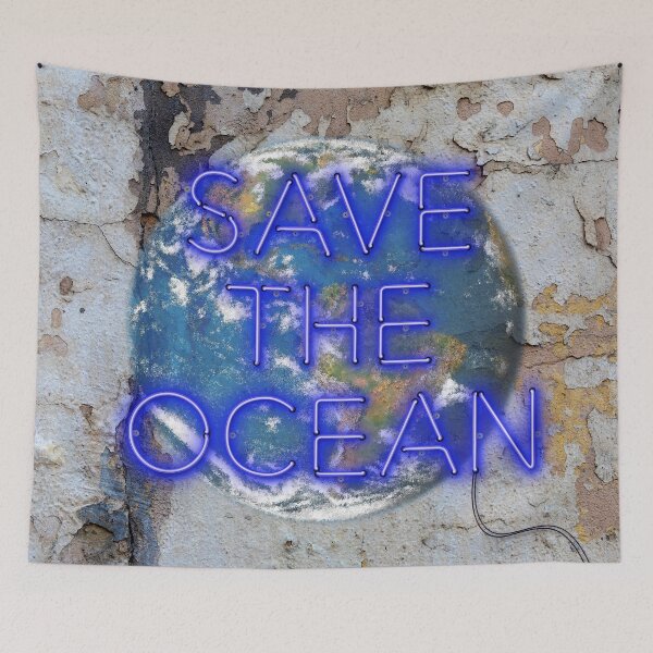 Item preview, Save the Ocean - Neon designed and sold by Art-Frankenberg.