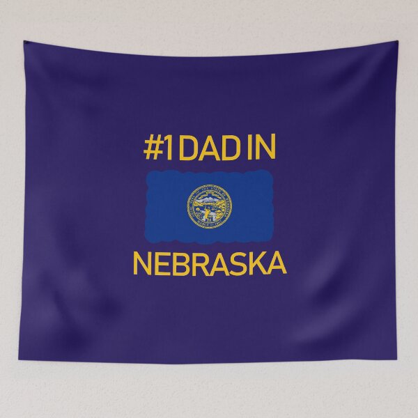 Item preview, Nebraska State Fathers Day Number 1 Dad deisgn designed and sold by GetItGiftIt.
