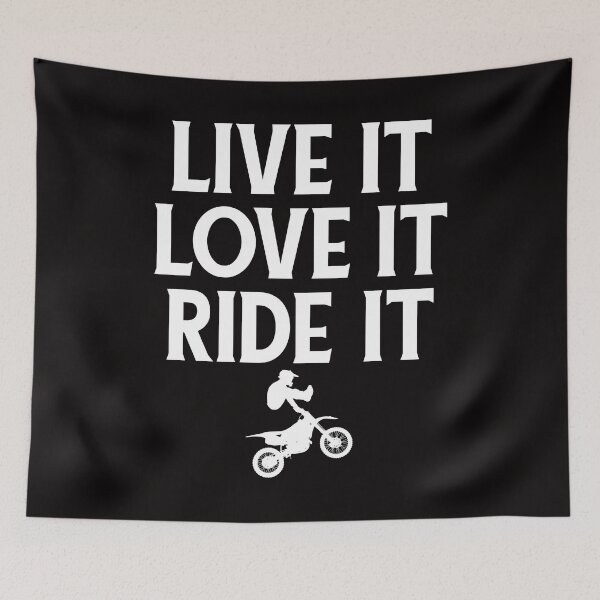 Item preview, Live It Love It Ride It Motocross Racers Dirt Bike Racing designed and sold by shoutoutshirtco.