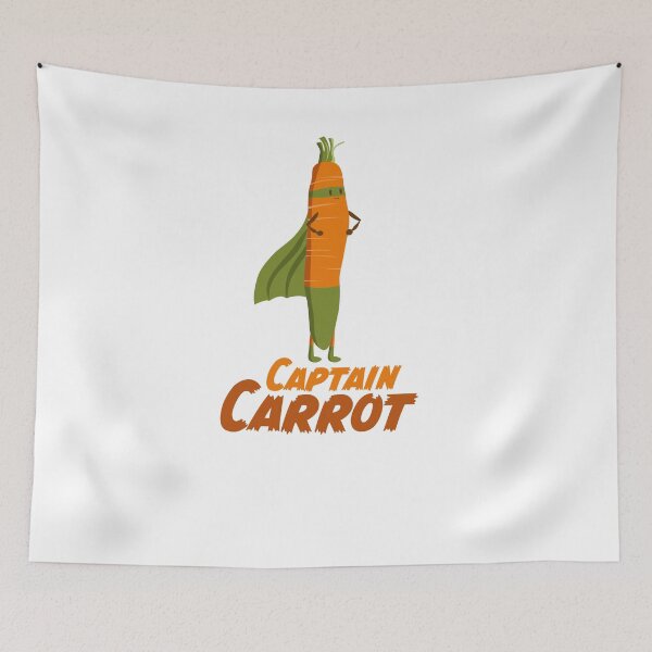 Item preview, Carrot Vegan Vegetarian Superhero Vegetables Organic designed and sold by Cari-Graphy.