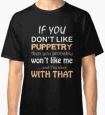 Puppenspiel Grafik Handpuppe Design drucken Classic T-Shirt